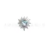 Aretes de Aleación de Titanio F136 Set de Espinas de Erizo de Mar con Corazón con Circonitas 5A Aretes para Cartílago G23 Joyería de Piercing de Titanio Venta al por Mayor