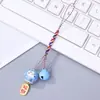 Pingente de Chaveiro Produto Acabado Omamori Japonês Pingente Maneki-neko DIY Corrente de Celular Bolsa Pingente Pequeno