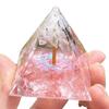 Comercio exterior, nuevos adornos piramidales de grava de cristal natural para sala de estar, oficina, escritorio, joyería, regalos navideños sencillos