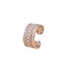 Anillo Europeo y Americano Transfronterizo de Diamante Completo para Mujer, Apertura de Circonita de Gama Alta de Nicho, Anillo Ajustable, No se Desvanece, Venta al por Mayor Versátil