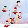 Novas Decorações de Natal Árvore de Natal Pequenos Pingentes Boneco do Velhinho Sinos Decorações de Feriado de Natal Pequenos Presentes