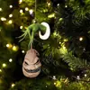 Novas decorações de Natal transfronteiriças pingente plano de acrílico criativo noite de Natal noite de terror enfeites de árvore de Natal