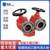 Fabricantes de Fujian, venta al por mayor, SN25ASNSS65, hidrante contra incendios interior de doble válvula y doble salida, equipo contra incendios Shengdun