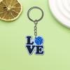 Serie de voleibol llavero creativo shein llavero creativo pequeño regalo PVC pegamento suave DIY decorativo llave de mochila escolar