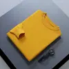 Outono Inverno Novo Suéter Casual Masculino Gola Redonda Solto Tamanho Plus Cor Sólida Manga Longa Tricô Camada Interna