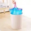 Bolsas de basura con cordón para el hogar, bolsas grandes negras desechables para residuos de cocina, bolsas de plástico engrosadas con cierre
