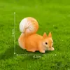 Micro Paisagem de Musgo Esquilo Simulado Fofo Jardinagem Paisagismo Saco Surpresa Decorações DIY Acessórios Pequenos Ornamentos de Mesa