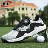 Sapatos de Golfe Masculinos e Femininos Direto da Fábrica Esportes ao Ar Livre Sapatos Casuais Antiderrapantes Respiráveis Fivela de Botão Sapatos de Treino