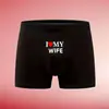 Tk Talla Europea Ropa Interior Boxer para Hombre Estampado Personalizado para Hombre Tm Popular Xiyin Amo a Mi Esposa