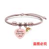 Pulsera europea y americana transfronteriza de acero inoxidable hueso de serpiente Día de la Madre arcoíris regalo festivo grabado pulsera de acero titanio al por mayor