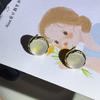 Pendientes retro sencillos con aguja de plata s925 para mujer, elegantes pendientes coreanos redondos de cristal, estilo coreano, joyería para todas las orejas.