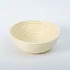 Cesta de Fermentación de Mimbre de PP Personalizada, Herramienta Doméstica para Hornear Masa de Pan, Cesta de Pan Rústico Estilo Europeo, Almacenamiento de Huevos