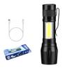 Mini lanterna portátil luz forte recarregável longa resistência ao ar livre ultra longo alcance portátil durável luz led