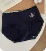 Ropa Interior de Algodón para Bebé Niña Clase A Estilo Escolar Estampado de Oso de Dibujos Animados Ribete de Encaje Algodón Puro Transpirable Calzones para Niña