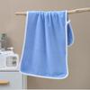 Toalla de Coral Fleece Absorbe Agua Rápidamente, No Suelta Pelusa, Es Adecuada para Uso Doméstico, Se Puede Usar para Lavar la Cara y Bañarse, Disponible en Múltiples Colores, con Acabado Suave en los Bordes