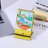 Suporte Criativo de Madeira para Celular Universal Base de Celular Mini Portátil Suporte de Mesa Lembrança de Viagem