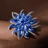 Broche de Cristal Moda Europeia e Americana Feminino Novo Sentido de Alto Padrão Corsage Cravejado com Diamantes Fivela Antideslizante Personalizada Acessórios de Roupa