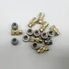 Suministros del Fabricante Tuercas de Cobre con Forma de Flor de Ocho, Tuercas Moleteadas Moldeadas por Inyección de Doble Paso No Estándar de Acero Inoxidable de Fusión en Caliente, Piezas Embebidas con Patrón Diagonal