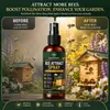 El Spray Atractante de Enjambres KineShineX para Colmenas de Jardín ayuda a atraer abejas a las flores y colmenas