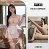 Lencería erótica sensual encaje sexy volantes tirantes transparentes uniforme de chica conejito conjunto traje de sirvienta 2815