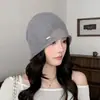Sombrero de Lino de Color Sólido Estilo Coreano para Mujer, Turbante Hueco, Verano Delgado Transpirable Adelgazante Facial Artístico Versátil Gorro Holgado