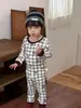 Ropa para Niños 2025 Nuevo Estilo Coreano Ropa para Niños Invierno Pijamas de Bebé Conjunto de Ropa para Casa para Niños