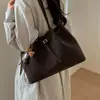 Bolso Tote Retro para Viajes para Mujer 2025 Nuevo Otoño e Invierno Bolso de Hombro Versátil de Gama Alta Bolso de Mano de Gran Capacidad