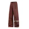 Calça Cargo Paratrooper Casual Desmontável Tendência Estilo Montanha para Uso Externo, Pode Ser Usada como Calça 3/4, Corte Solto Oversized