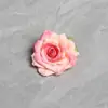 Cabeça de Flor Rosa Simulada Flor Falsa Grampo de Cabelo Acabado Material de Flor de Seda Artesanal DIY Acessórios de Decoração para Guirlanda de Casamento