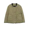 Venta al por mayor transfronteriza 2025 Otoño e Invierno Estilo Nuevo Ligera, Cálida, Moderna y Versátil Chaqueta de Algodón Acolchada Reversible Abrigo de Algodón para Mujer