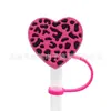 Novos acessórios para namoradas Tubo de sucção Manga Tampa de sucção Silicone Plugue de poeira Bonito Anime Party Straw Decoration Produtos transfronteiriços