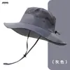 Sombrero de Pescador de Verano con Protección Solar para Montañismo para Hombre, Sombrero para Exteriores con Ala Ancha para Pesca en Verano