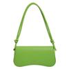Bolsa de Axila Popular de Cor Sólida para Mulheres, Bolsa de Ombro de Temperamento Moderna e Simples, Bolsa de Ombro Pequena Barata Transfronteiriça