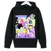 Cazadores de Demonios Transfronterizos Kpop Cazadores de Demonios Moda Sudadera de Terciopelo para Niños Otoño e Invierno Sudadera Casual