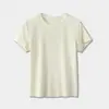 230g Mousse Velvet Camiseta de Manga Corta con Cuello Redondo para Mujer, Hombro Suave, Delgada, Color Sólido, Top Estilo Verano Ropa para Mujer