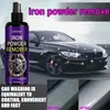 O limpador de cubos de roda KineShineX remove ferrugem de pneus de carro, rodas de liga de alumínio e pó de óxido de ferro.