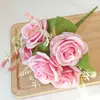 Flores Artificiales, Rosas Artificiales, Rosas para Ramo de Boda, Decoraciones Románticas de Rosas para Boda, Rosas de San Valentín