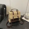 Retro Casual 2025 Nuevo Colgante de Gran Capacidad Textura de Moda Bolso Bandolera para Estudiantes Mochila para Viajes Diarios para Mujeres