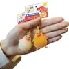 Pato que Muda de Cor Jiji Rock Desenho Animado Boneca Chaveiro Pingente que Muda de Cor PVC Brinquedo Fofo