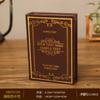 Decoração de livro falso retrô estilo europeu estante de livros de estudo modelo de sala decoração suave Adereços de fotografia para cinema e televisão caixa de livro falso