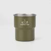 Taza de Cerveza para Camping traje 304 Acero Inoxidable Taza Escalonada Picnic Barbacoa Bebida Fría Taza de Cerveza Taza de Café