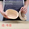 Cesta de Fermentação de Pão de Rattan, Molde Oval para Fermentação de Massa de Baguete, Ferramenta Caseira DIY para Assar