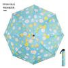 Paraguas para hombres y mujeres, paraguas plegable de goma negra de doble uso, para sol y lluvia, con protección UV, para mujer, venta al por mayor