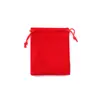 Bolsa de franela negra en stock de fábrica bolsa con cordón para cosméticos y joyas bolsa de almacenamiento de joyas bolsa para adornos