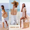 Bolso de Playa Popular Transfronterizo para Mujer, Portátil, de Gran Capacidad, de Malla, para Viajes al Aire Libre, de Hombro, para Almacenamiento de Artículos de Aseo de Playa