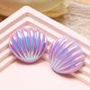 Concha de Pérola Artificial de Resina com Fundo Plano Acessórios para Grampo de Cabelo Fivela de Sapato DIY Capa de Celular DIY Ornamento de Cabelo Conchas para Atacado