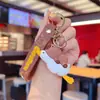 Nova Série Capivara Boneca Chaveiro Criativo Silicone Capivara Chaveiro Pingente para Bolsa de Casal Atacado