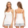 Camisola Modal Personalizada para Mujer con Almohadillas en el Busto, Sin Aros, Copa, Ropa Exterior de Una Pieza, Íntimos para Fondo, Ejercicio de Yoga