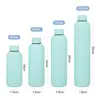 Botella Pequeña de Boca Estrecha Estilo Americano de Acero Inoxidable 304 Transfronteriza con Alto Atractivo Estético, Taza Térmica con Pintura de Goma, Botella de Agua Deportiva Portátil para Exteriores