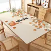 Nuevo Mantel Individual para Mesa de Café Estilo Chino, Impermeable y a Prueba de Aceite, Mantel sin Lavado, Protector de Superficie de Mesa de Comedor Aislante de Calor de Lujo Ligero